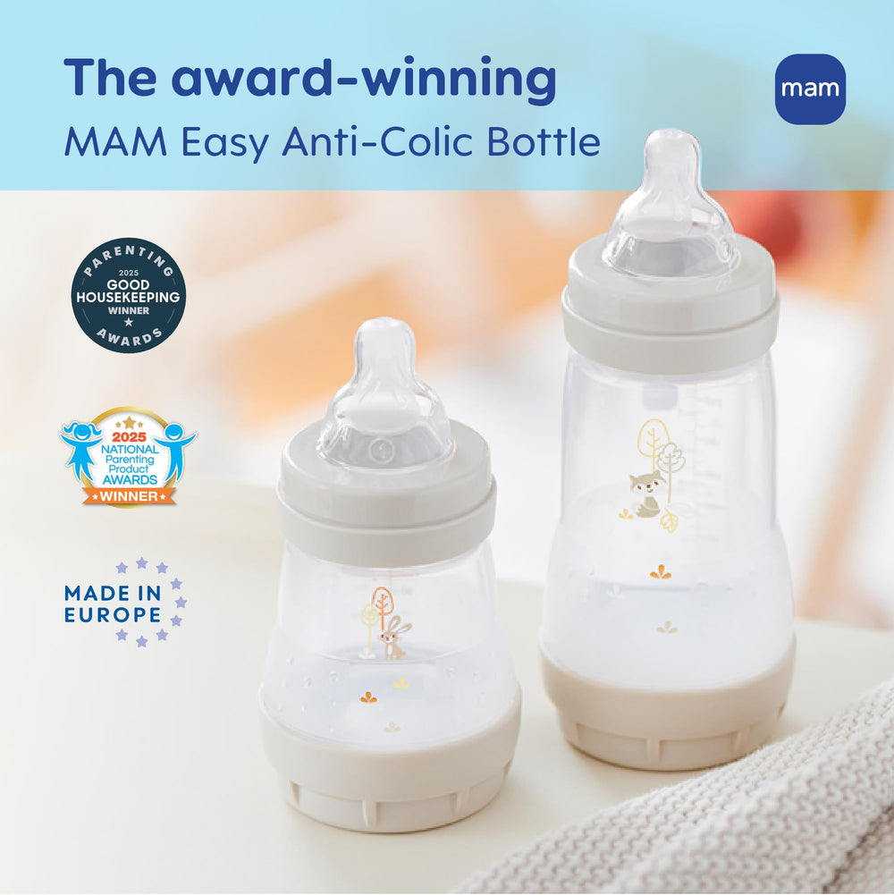 MAM Easy Start bottle is dishwasher-safe for simple cleanup.