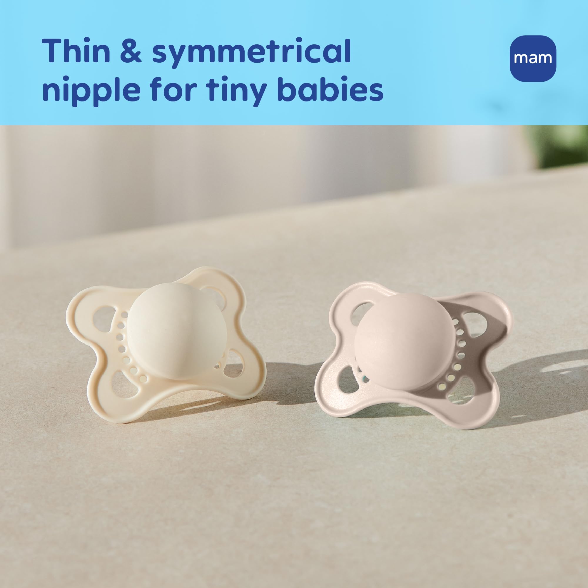 European-made MAM Original Pacifier manufactured to high safety standards