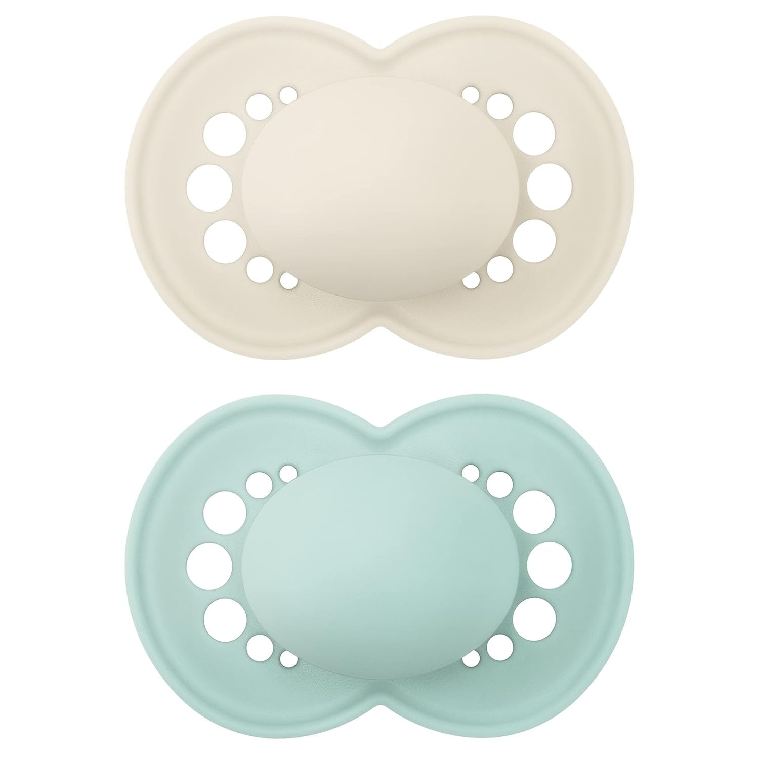 MAM Original matte pacifier with SkinSoft nipple for familiar latch and comfort.