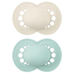 MAM Original matte pacifier with SkinSoft nipple for familiar latch and comfort.