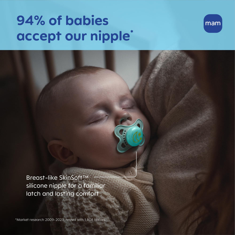 MAM Original 100% medical-grade silicone cleans easily