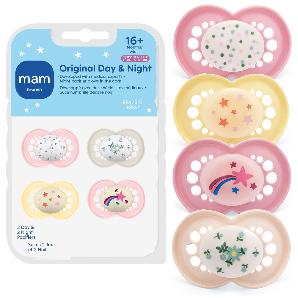 MAM Original pacifier with SkinSoft nipple for a familiar latch and comfort