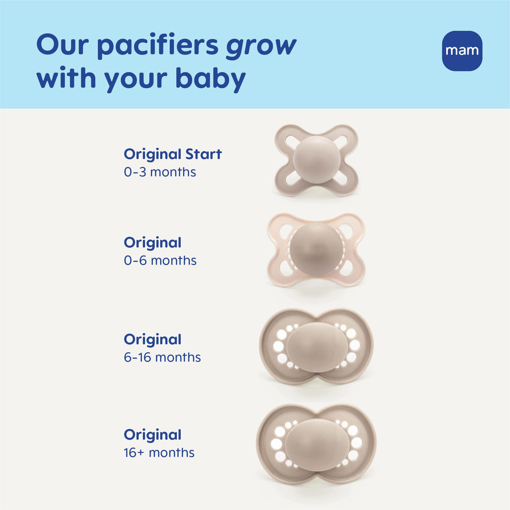 MAM Original Start European-made silicone pacifier reflects high safety and quality standards