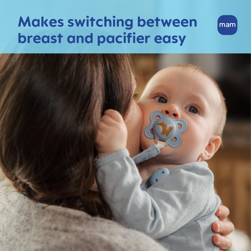 MAM shield dimples reduce pressure and irritation on cheeks