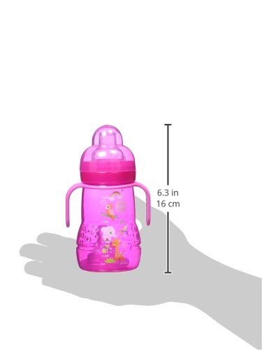 Mam Trainer Cup displaying non-slip handles for toddlers to grip.