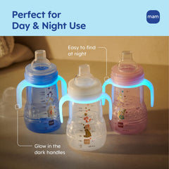 MAM Trainer + Sippy Cup dust-proof cap protects spout from dirt