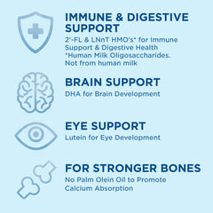DHA and lutein in Mama Bear Advantage Premium formula support brain and eye development