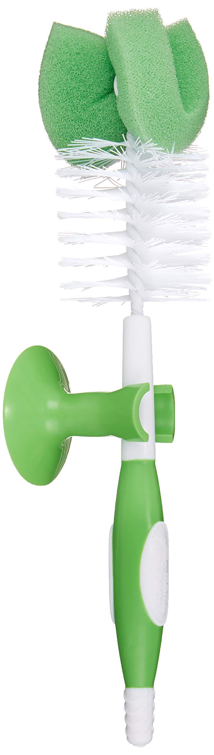 Mama Bear bottle brush pack of 3 keeps bottles clean with sponge and bristles.