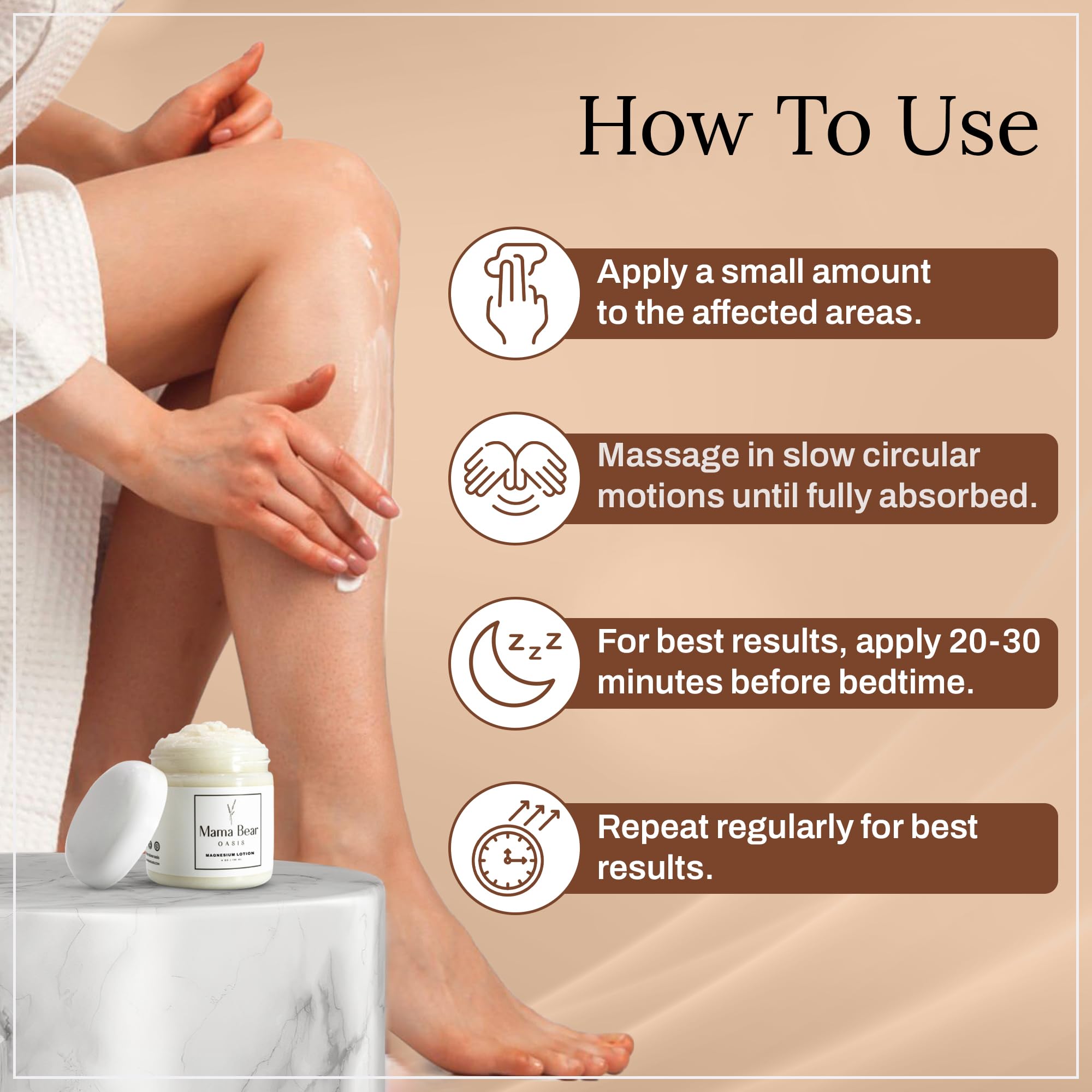Texture being massaged into skin shows fast-absorbing formula