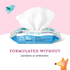 Mama Bear unscented hypoallergenic wipes suitable for newborns and beyond.
