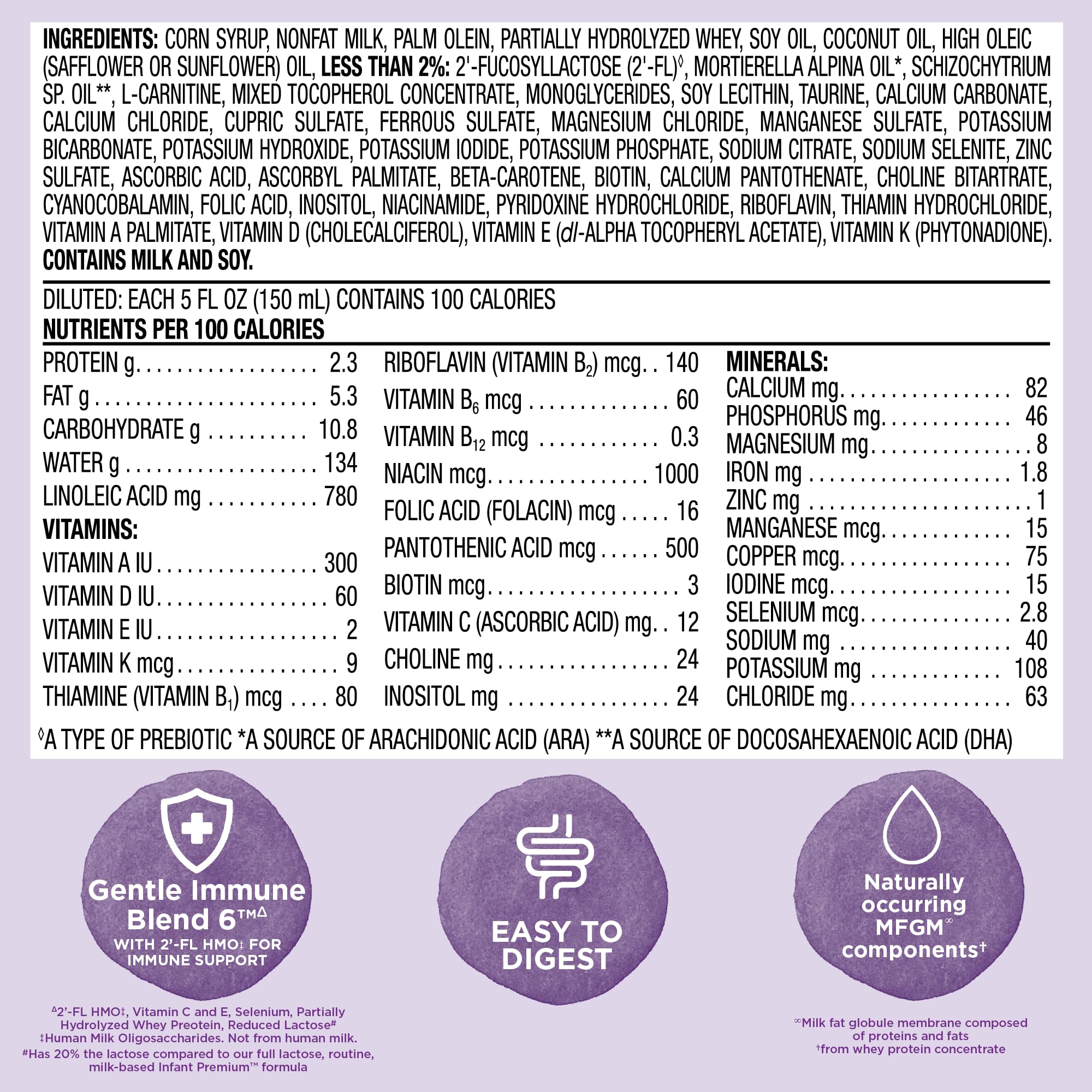 Mama Bear reduced lactose formula image suggests gentler tummy comfort for babies.