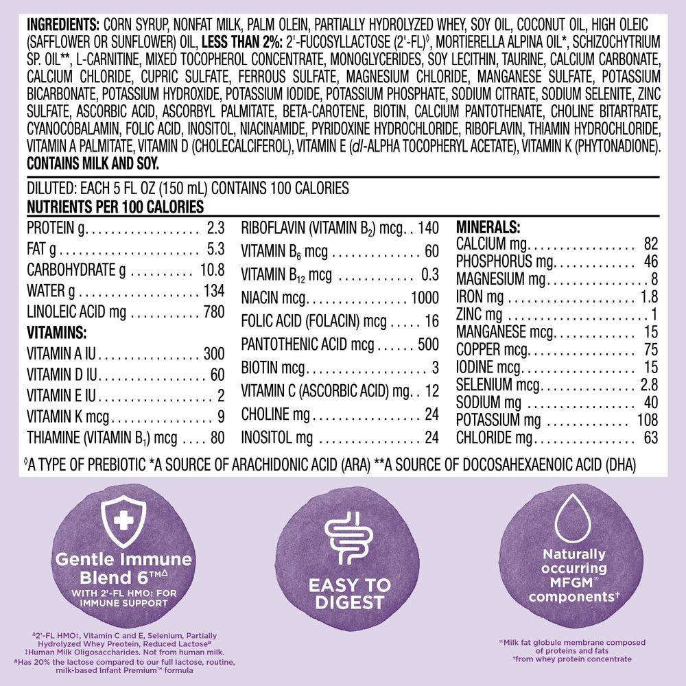 Mama Bear reduced lactose formula image suggests gentler tummy comfort for babies.