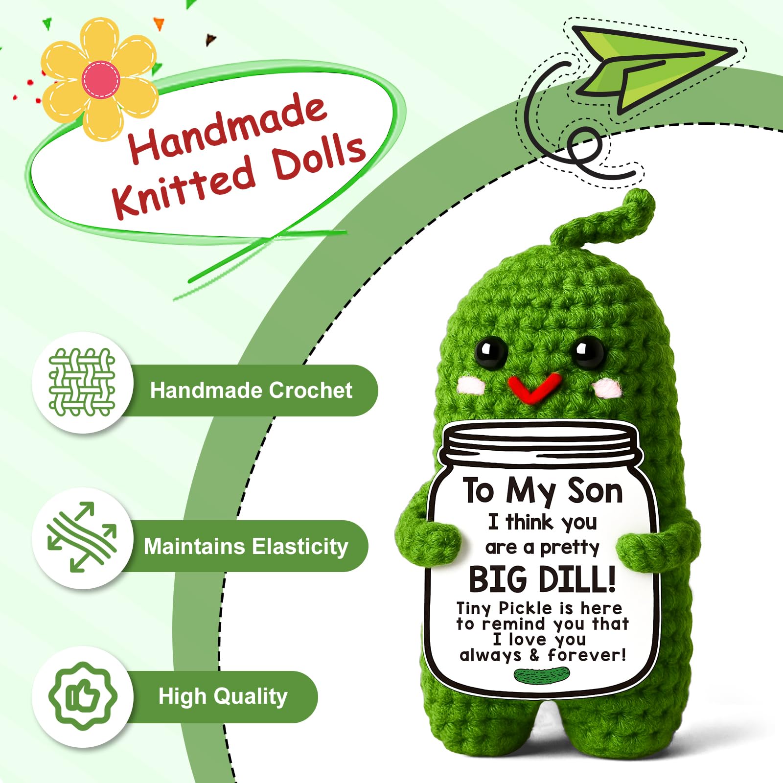 MAMAGIFTREE best-son-ever-pickle—sweet keepsake to honor him.