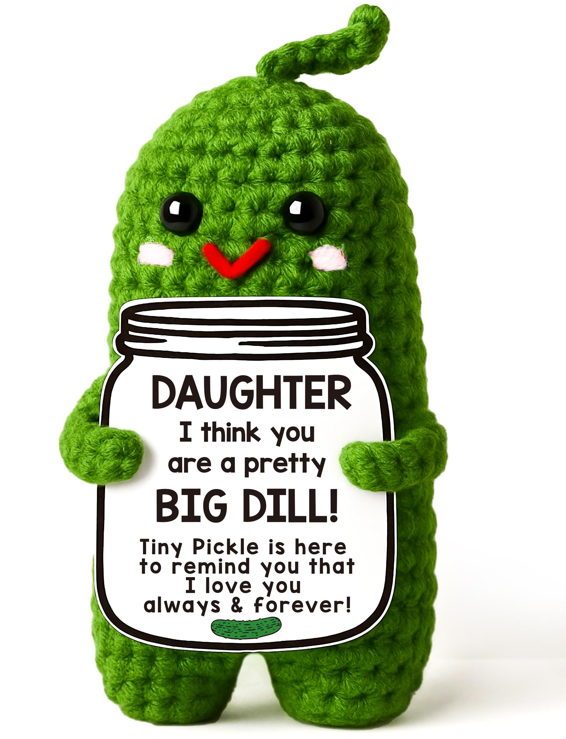 MAMAGIFTREE Easter pickle with DAUGHTER message, a heartfelt gift