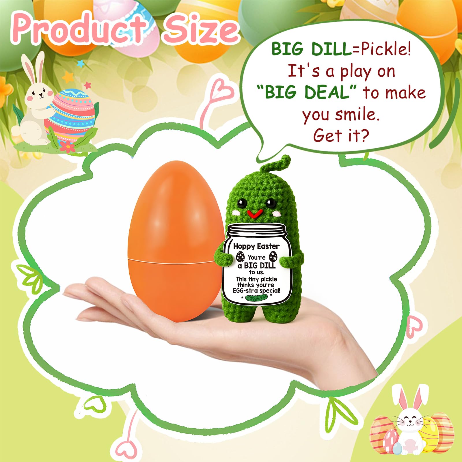 MAMAGIFTREE tiny pickle plush offers a fun, unique gift for kids.