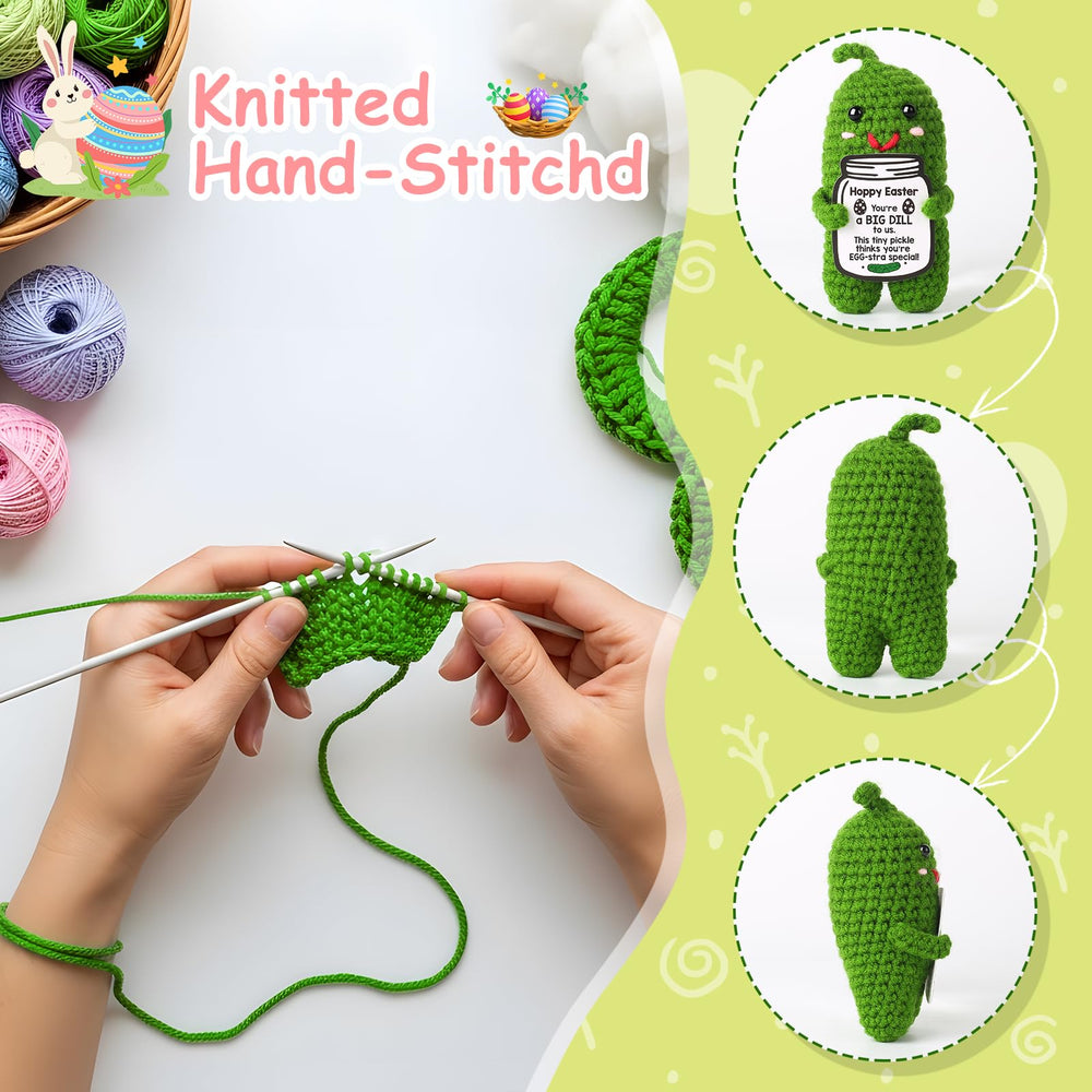 MAMAGIFTREE pickle doll, 5 inches, playful twist on Easter treats.