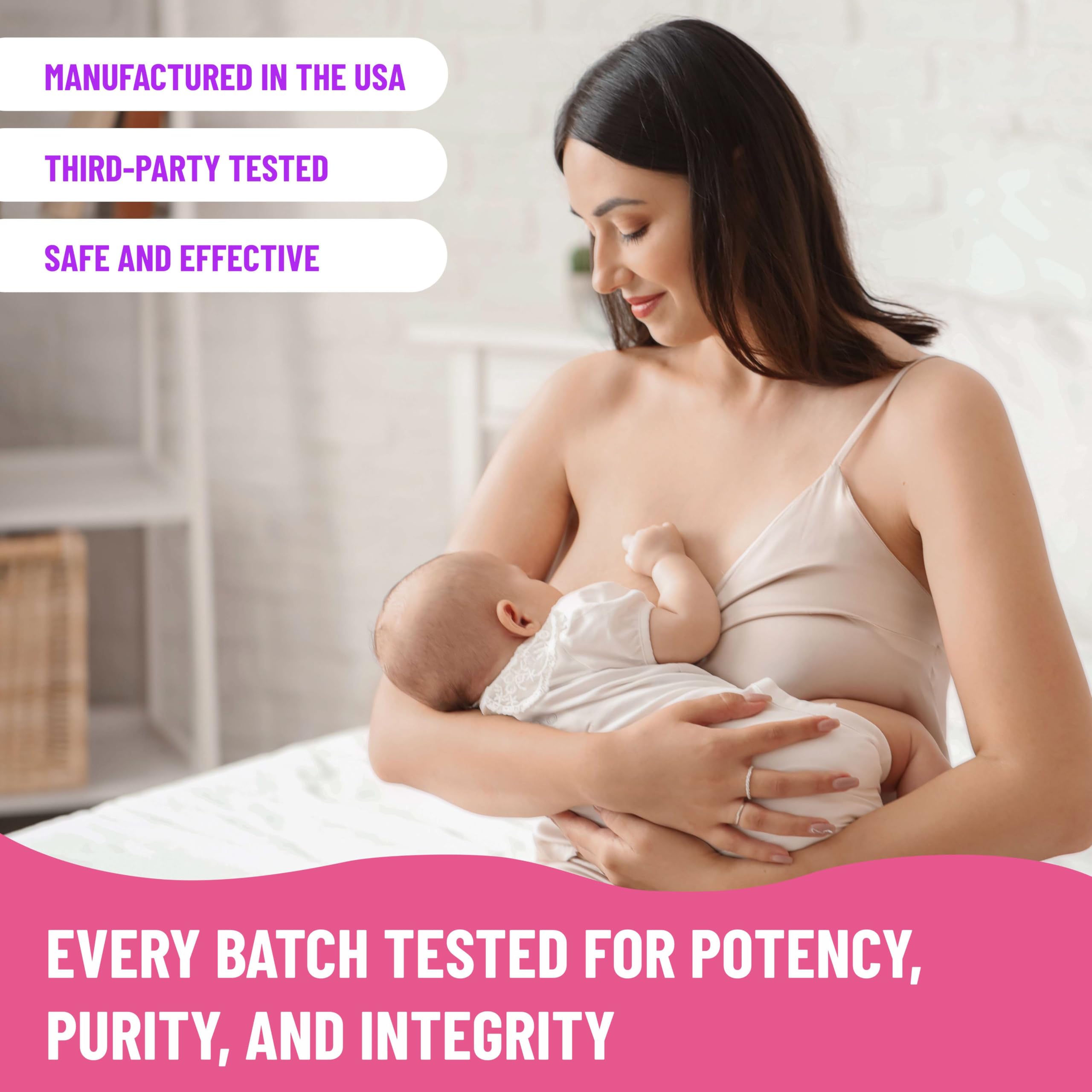 Vegan capsules of Mama's Select Postnatal Vitamins ready for daily intake