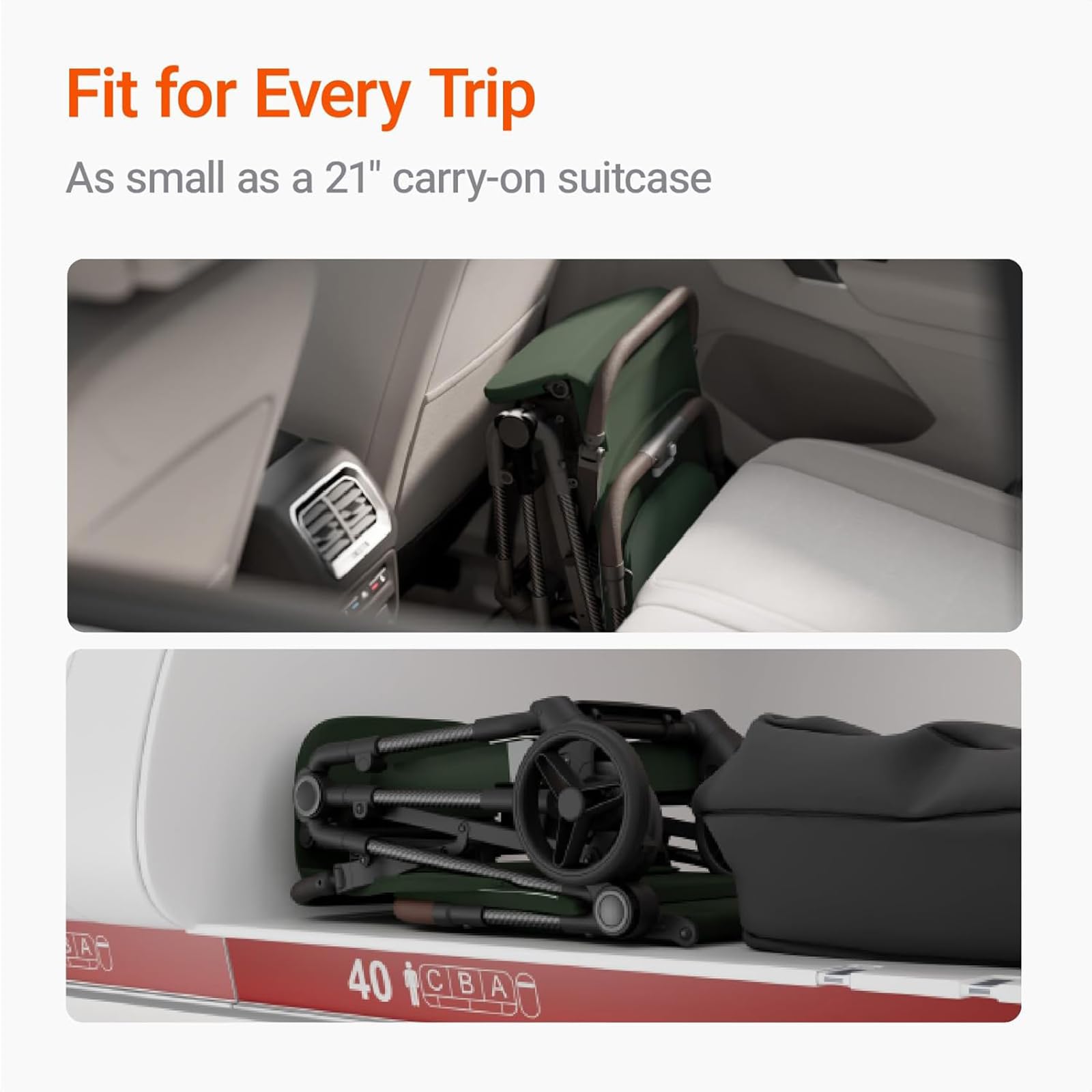 MAMAZING Ultra Air features a secure 5-point harness for safety