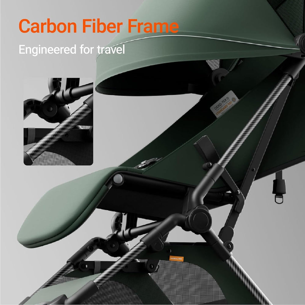 MAMAZING Ultra Air canopy provides UPF 50+ sun protection