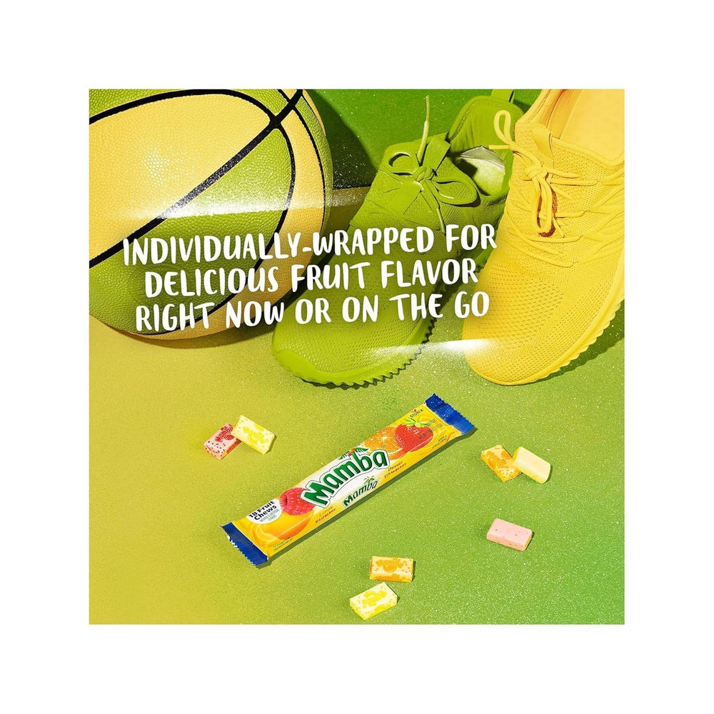 Mamba resealable bag keeps chews fresh for later.