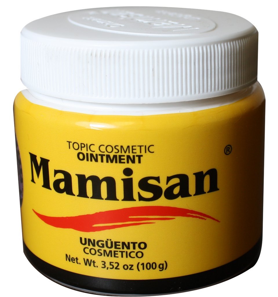 Mamisan ointment 100g packaging shown for easy storage and use.
