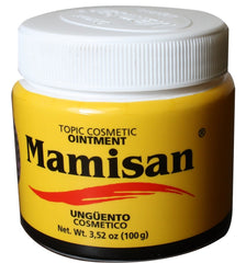 Mamisan ointment 100g packaging shown for easy storage and use.
