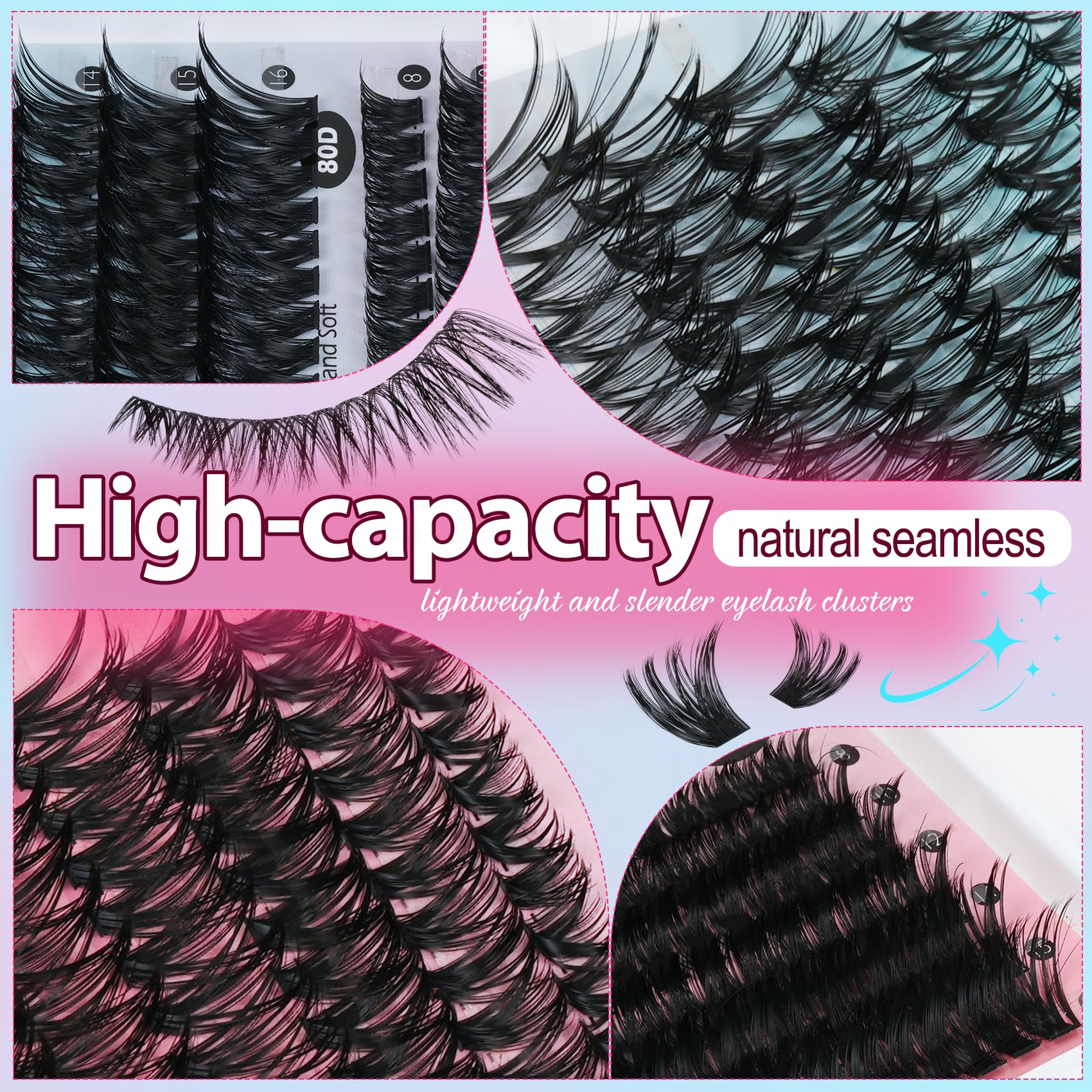 Mamzy Luxe 10–16mm lengths collection for customizable lash styles