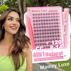 Mamzy Luxe CC-curly lash band blends with natural lashes