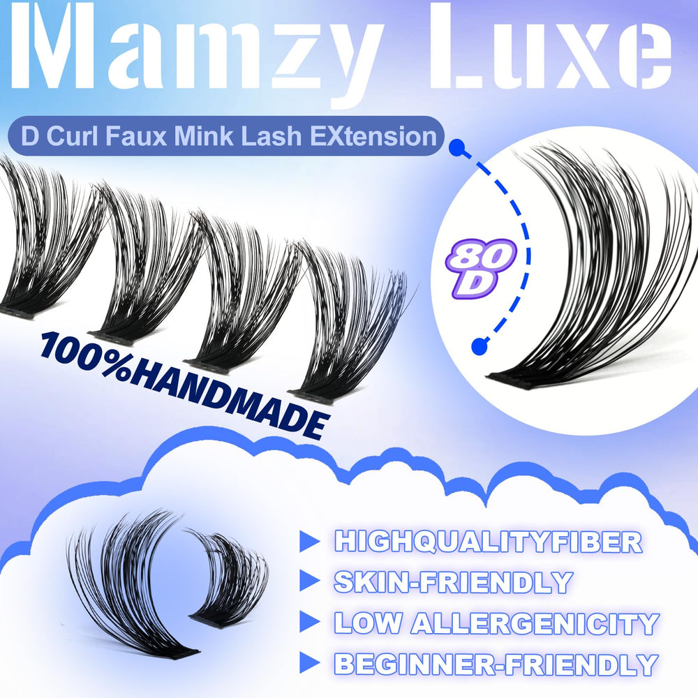 Mamzy Luxe precision tweezers for precise, mess-free placement.