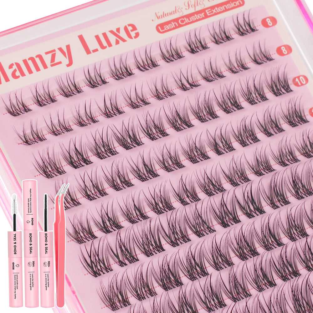 Mamzy Luxe 8-14mm lashes suit many eye shapes