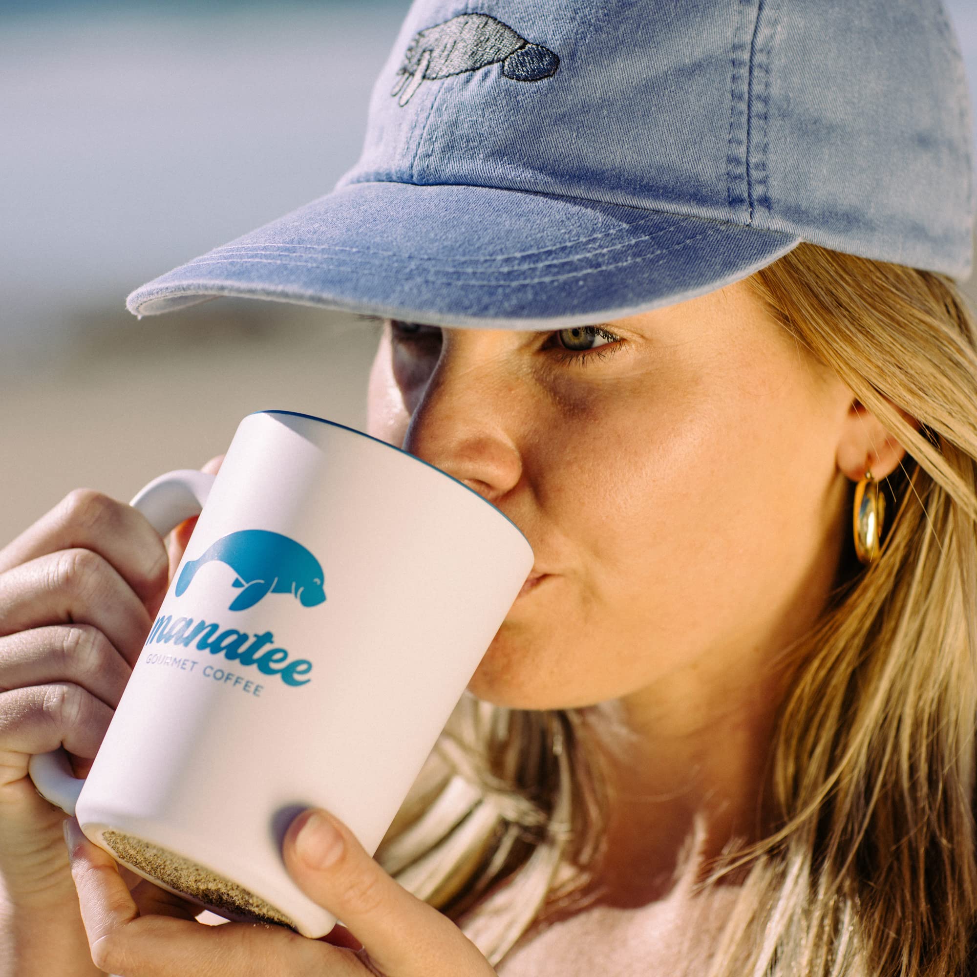 Manatee Gourmet Coffee Caribbean Delight versatile for drip, espresso, or French press.
