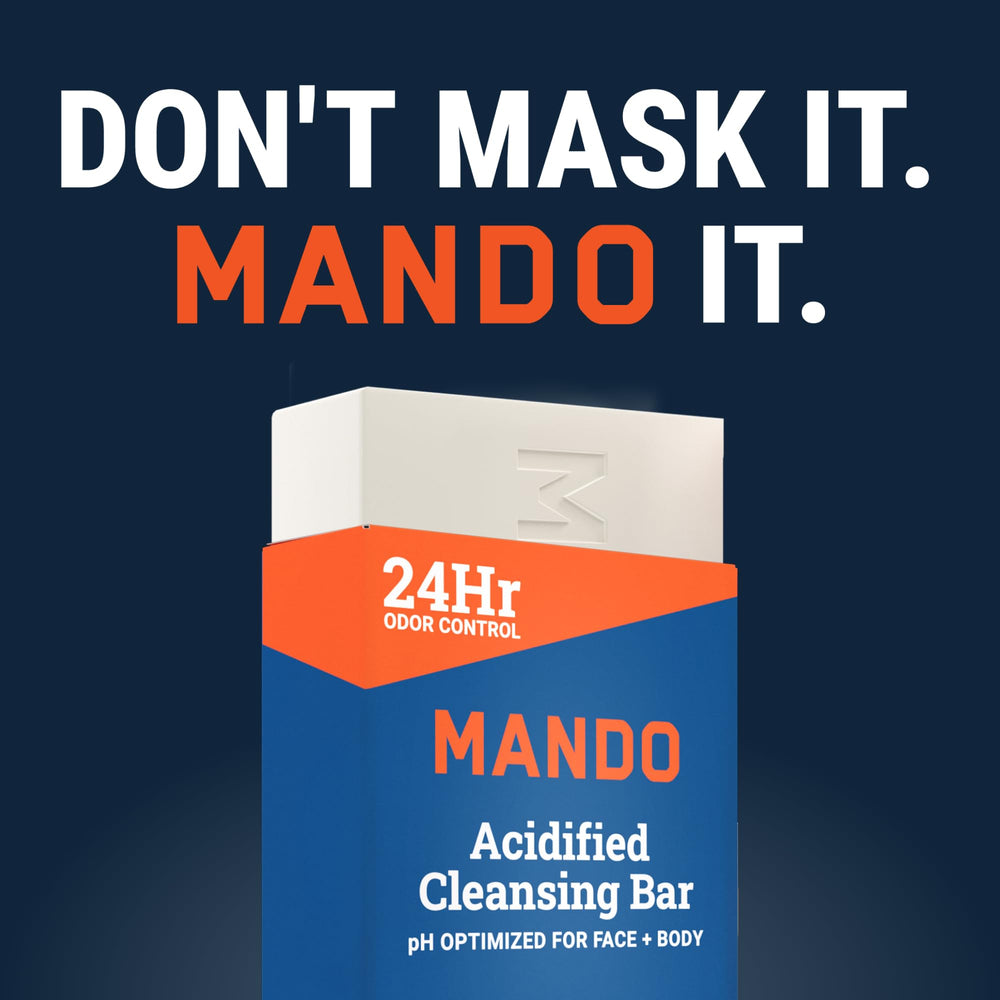 Lathering action with Mando bar under running water.