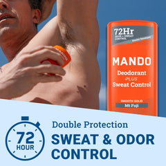 Mando Mt Fuji antiperspirant pack-2 display highlights value and protection