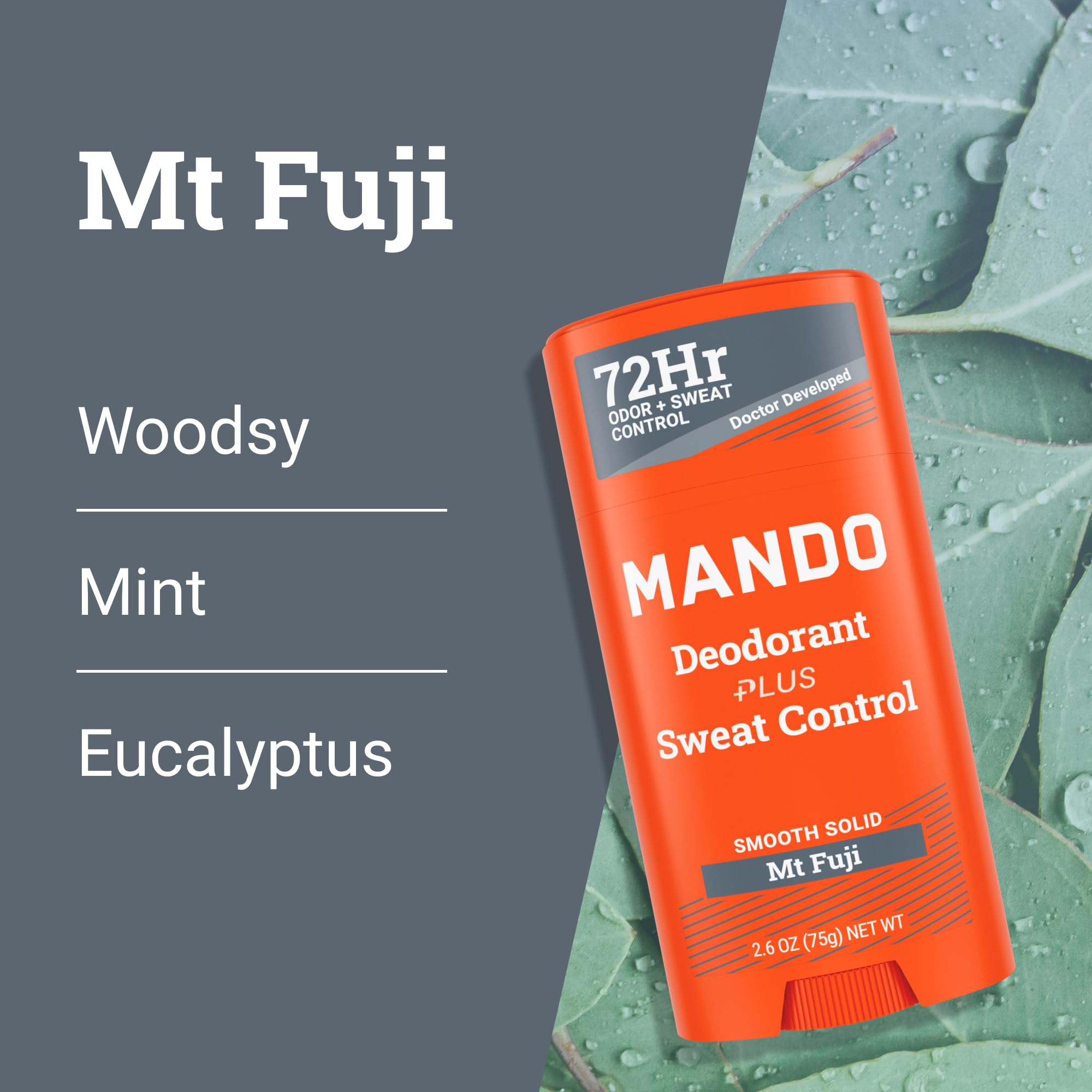 Mando Mt Fuji antiperspirant stick scent hints at refreshed confidence
