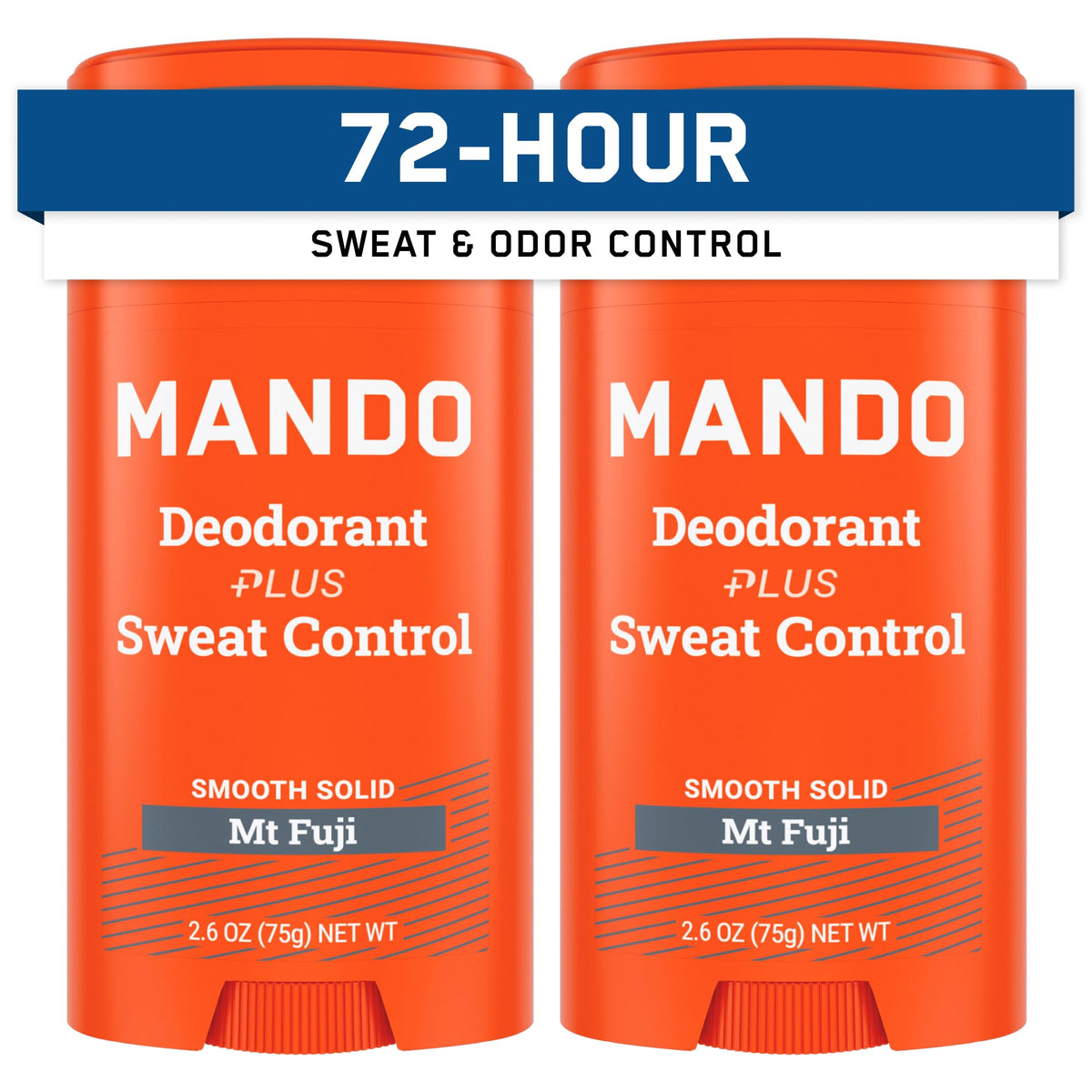 Mando Mt Fuji antiperspirant stick front view for all-day dryness