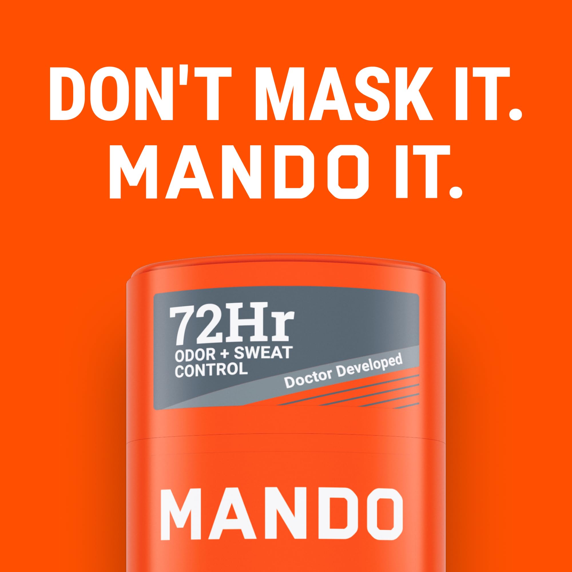 Mando Mt Fuji antiperspirant stick closeup shows smooth, non-irritating feel