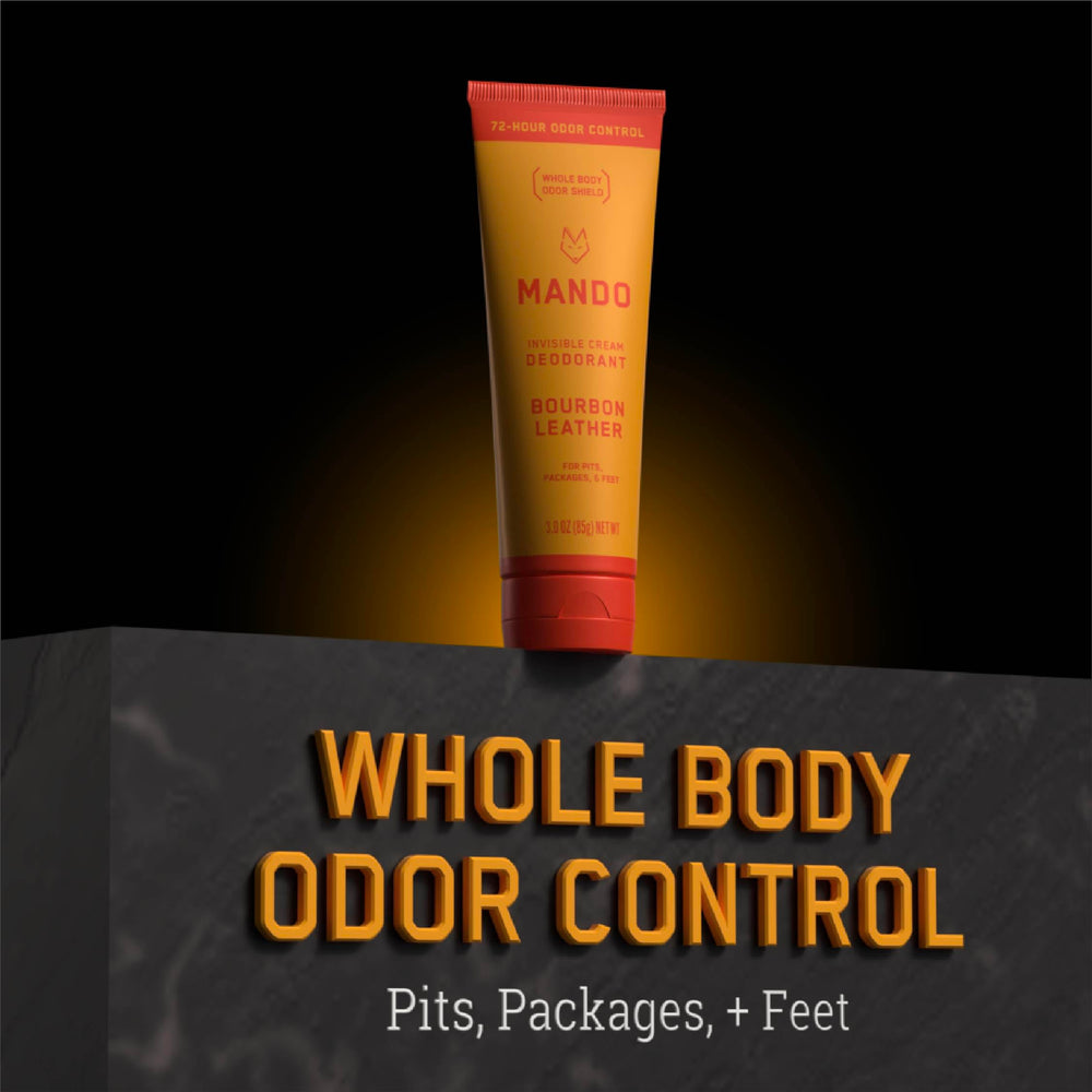 Mando baking soda-free formula emphasizes gentle protection for sensitive skin