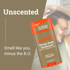 Mando baking soda-free formula gentle on skin during daily use.