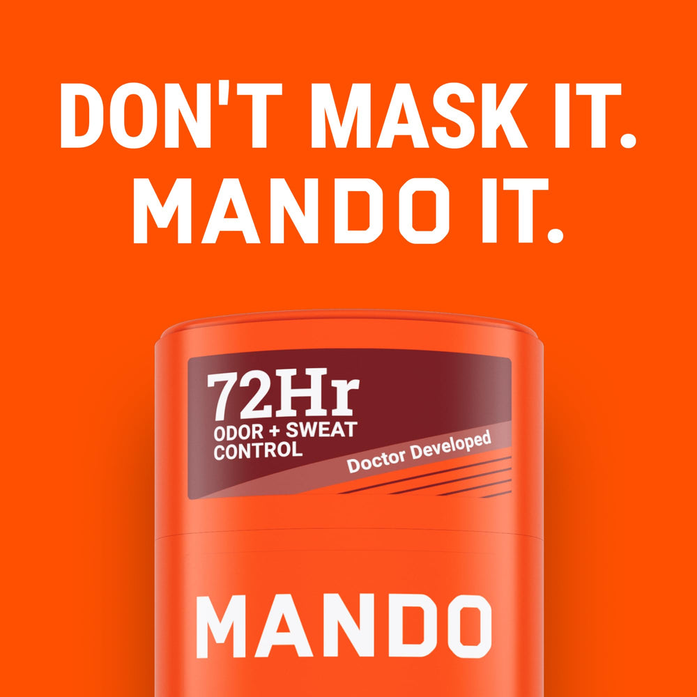 Mando Bourbon Leather packaging on shelf signals premium daily use.