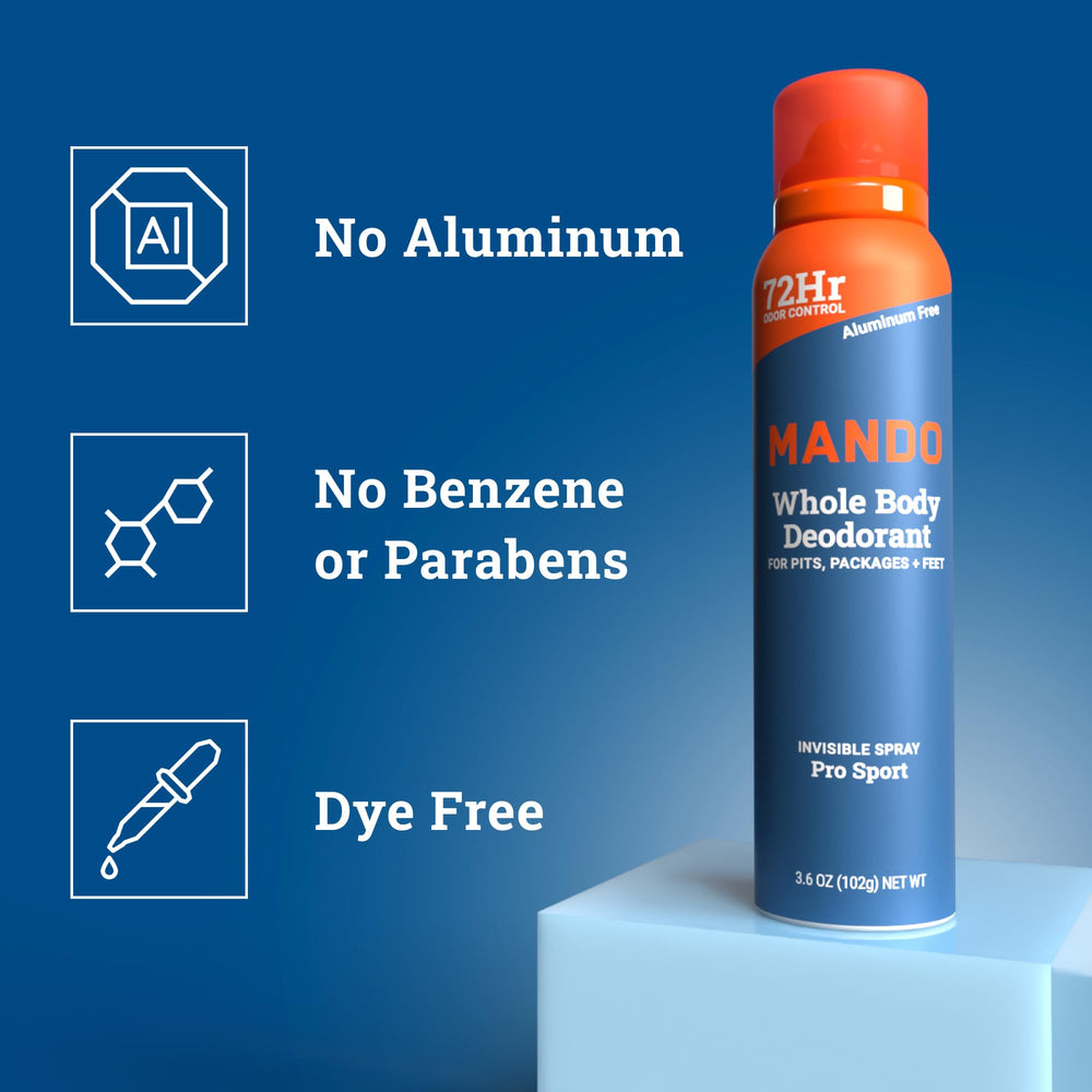 Mando Pro Sport nozzle close-up for smooth spray delivery.