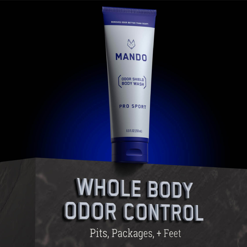 After-shower setup with Mando for continued freshness