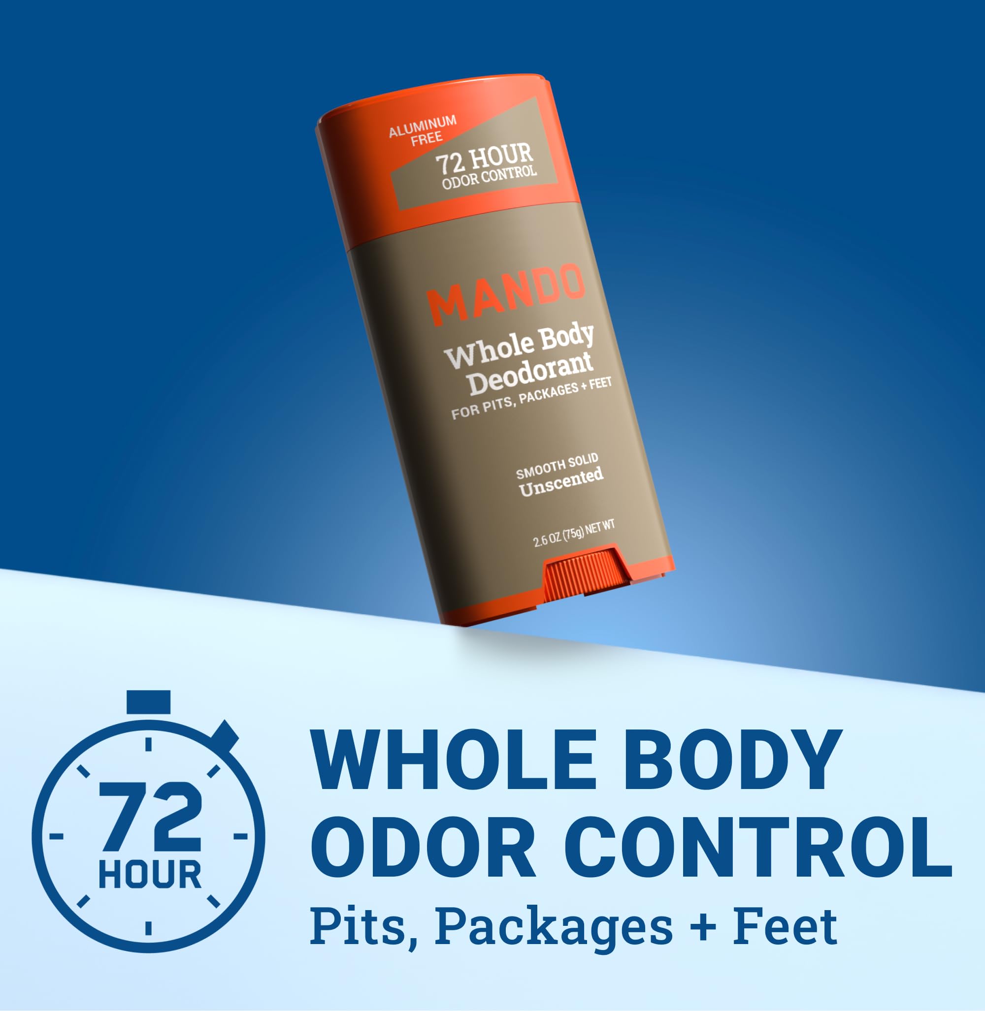 Mando two-pack for convenient all-day odor control at home or on the go.