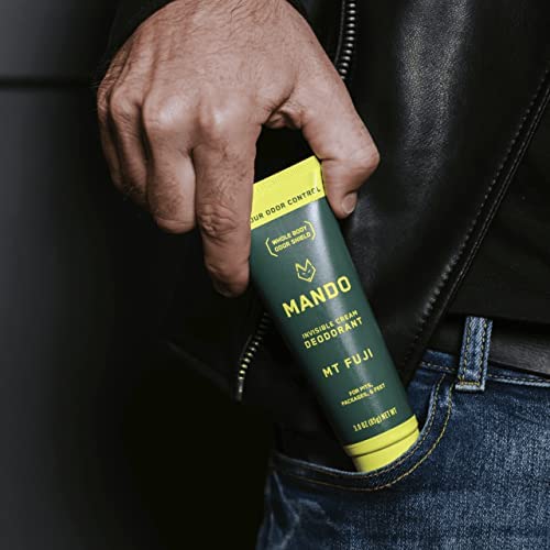 Mando packaging image showing skin-safe formula