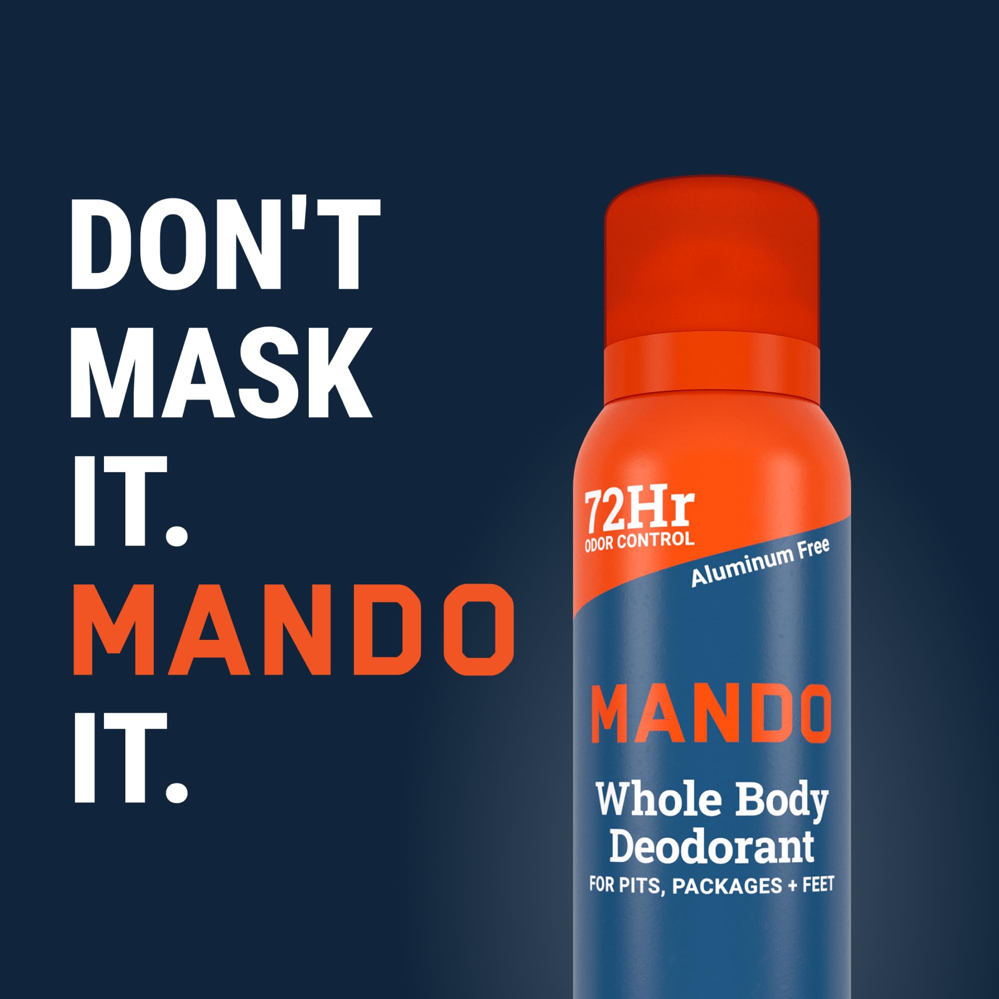 Mando packaging beside towel signals a fresh start.