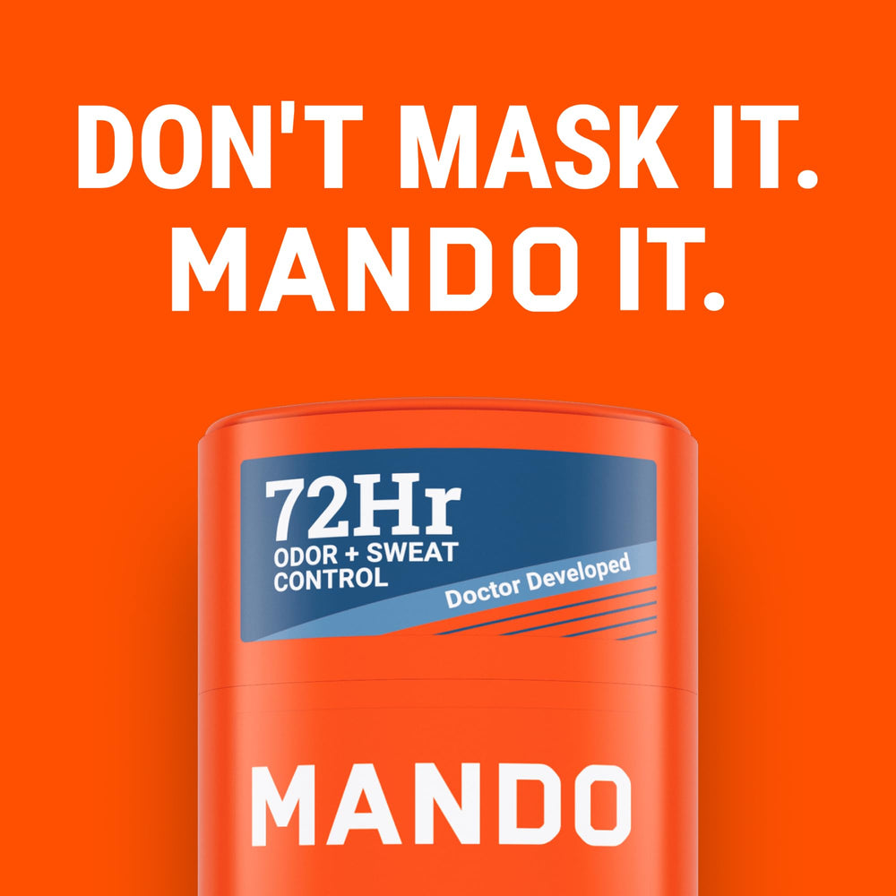 Mando Pro Sport daily-use stick shown for daily freshness and confidence