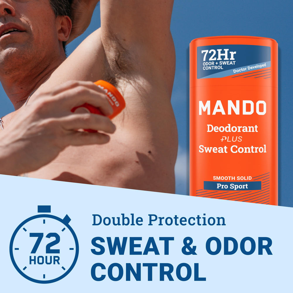 Mando Pro Sport duo-pack front view highlighting value and long-lasting freshness
