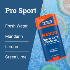 Mando Pro Sport texture close-up showing smooth solid consistency