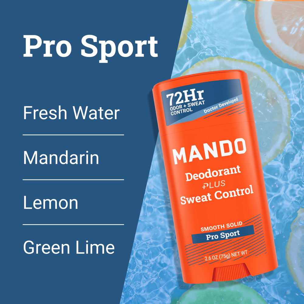 Mando Pro Sport two-point-six-ounce pack shown for gym bag travel