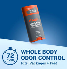 Mando two-pack packaging highlights value and skin-safe, aluminum-free formula.