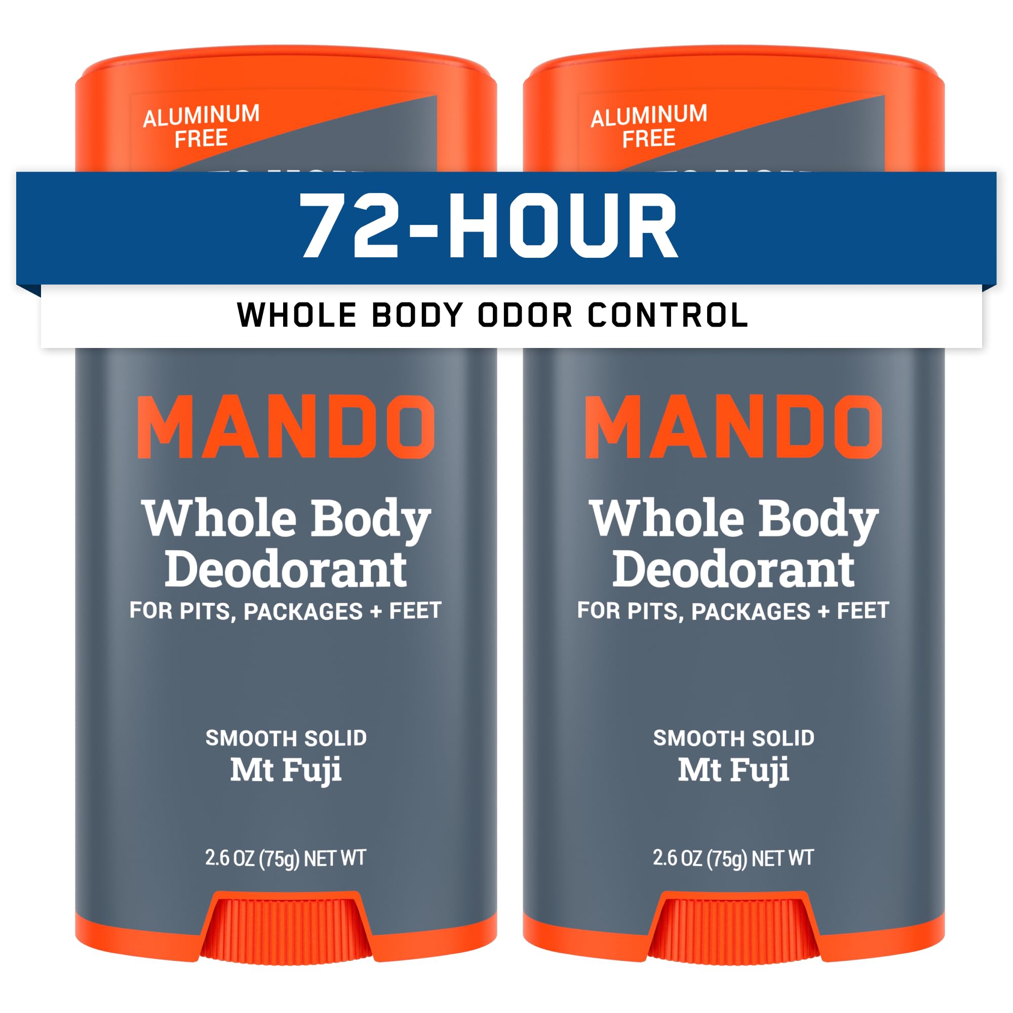 Mando Mt Fuji stick for whole body deodorant with long-lasting odor control.